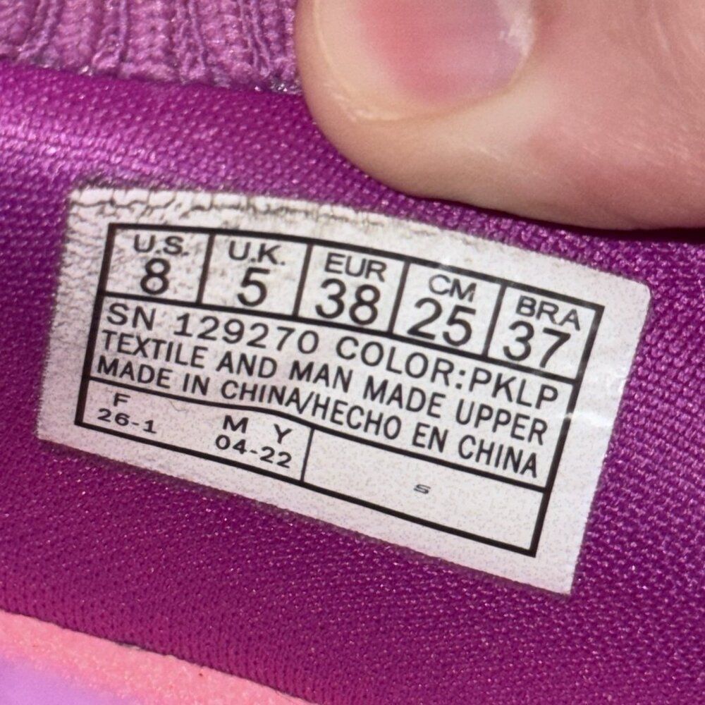 Skechers Women's Purple Knit Athletic Slip-On Sneakers - Picture 8 of 8